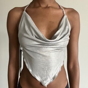 I AM GIA Metallic Top